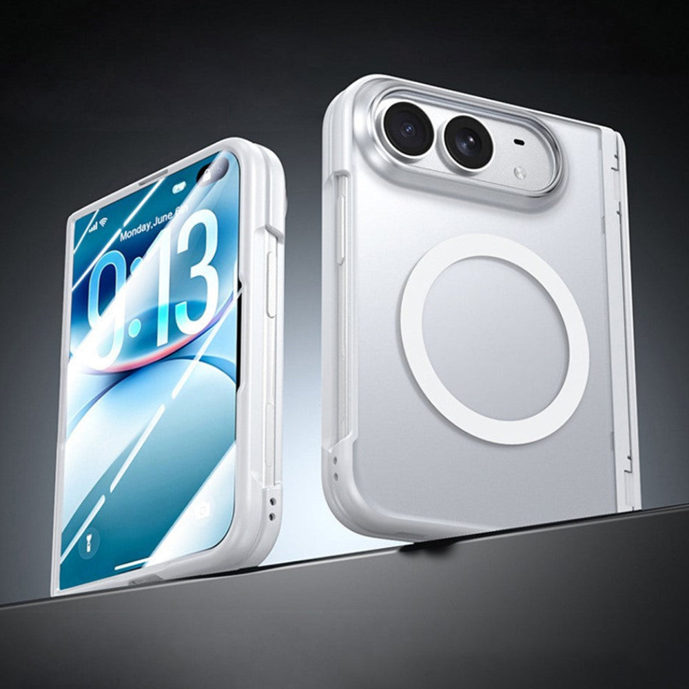 Matte/Transparente Vollschutz [KLARSICHT] MagSafe/Magnet Hülle/Case mit integriertem Ständer für iPhone Ultra | ZITOCASES®