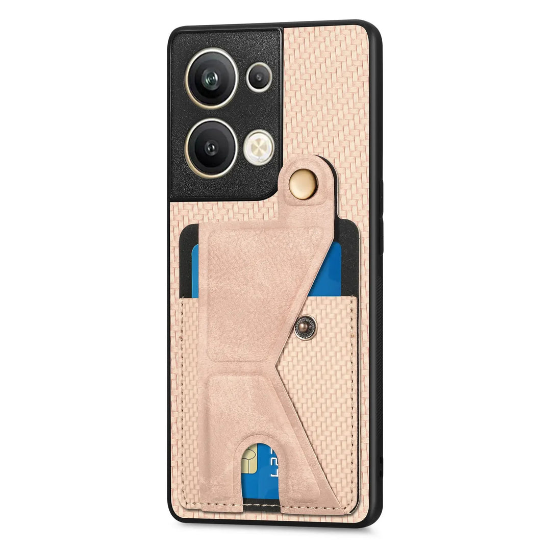 Kunstleder/Carbon Optik Kartenfach Hülle/Case für Oppo Reno 12, 12 Pro, 11, 11 Pro, 10, 10 Pro, 9, 9 Pro, 9 Pro Plus, 8, 8T, 8 Pro, 7, 7 Pro, 7 SE, 6, 4, 4Z, 4 Pro, Find X7, X7 Ultra, X6, X6 Pro, X5, X5 Pro, X5 Lite, X3 Pro, A16, A16S, A54, A74, A94 | ZITOCASES®