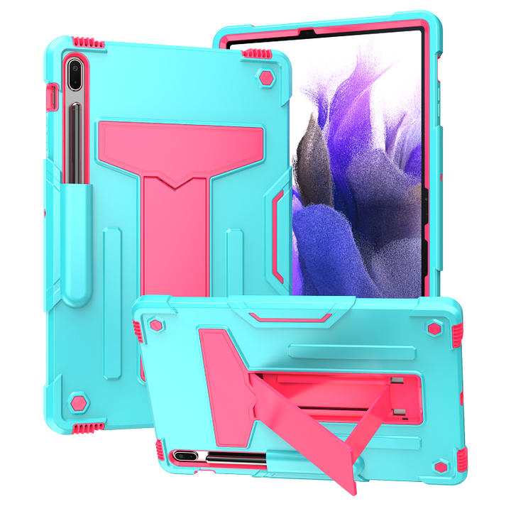 Zweifarbige Stoßfeste Outdoor Hülle/Case mit verstellbarer Auflage für Samsung Galaxy Tab A8-Serie | ZITOCASES®