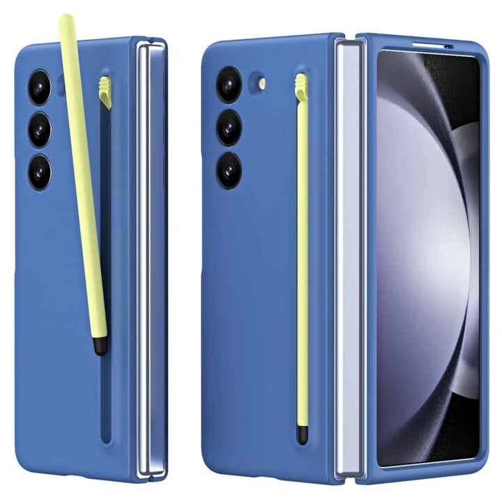 Bunte Plastik Hülle/Case inkl. zusätzlichen Eingabestift auf der Rückseite für Samsung Galaxy Z Fold 6, 5, 4, 3, 2 | ZITOCASES®