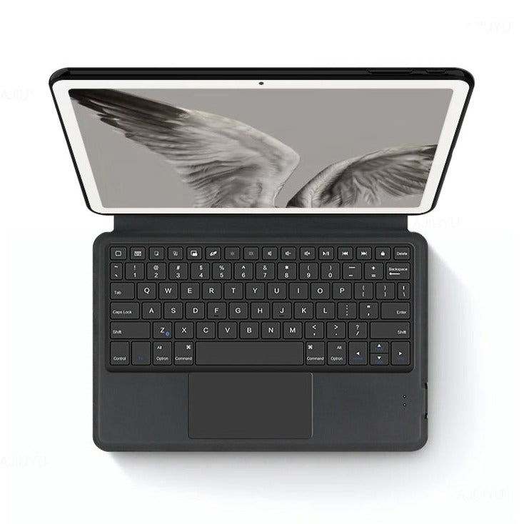 Laptop-Style Hülle/Case inkl. Touchpad & Bluetooth Tastatur für Google Pixel Tablet (2023) | ZITOCASES®