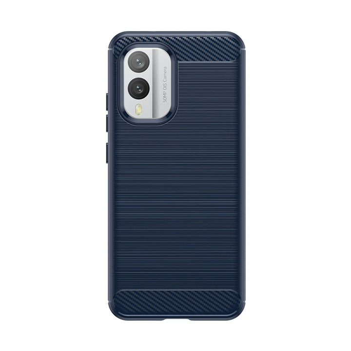 Edle Carbon Akzente Soft Hülle/Case verschiedene Farben für Nokia X71, X30 | ZITOCASES®