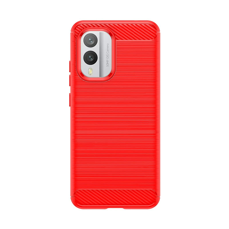 Edle Carbon Akzente Soft Hülle/Case verschiedene Farben für Nokia X71, X30 | ZITOCASES®