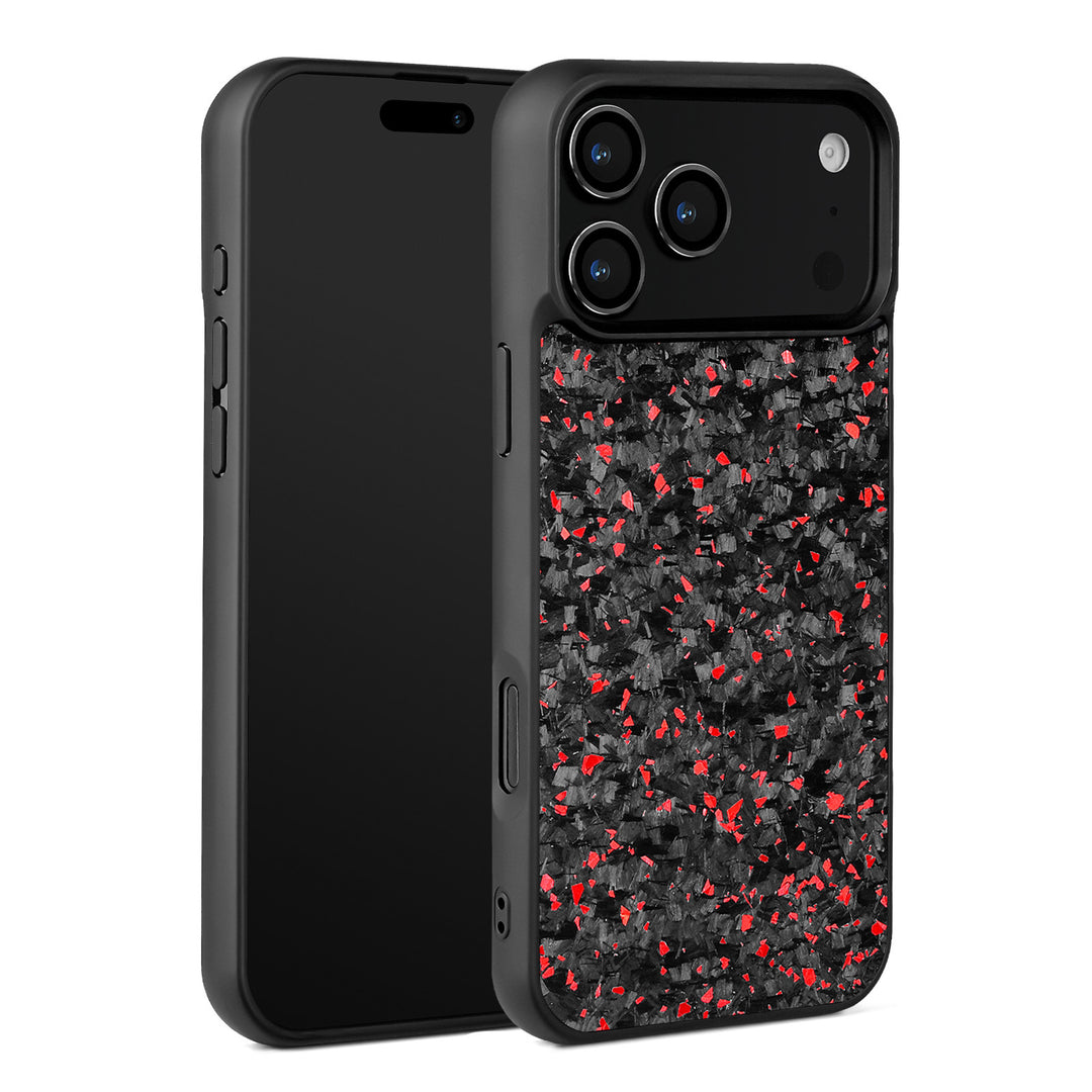 Forged Carbon Optik Panzerglas Hülle/Case für iPhone 18 Pro, 18 Pro Max | ZITOCASES®