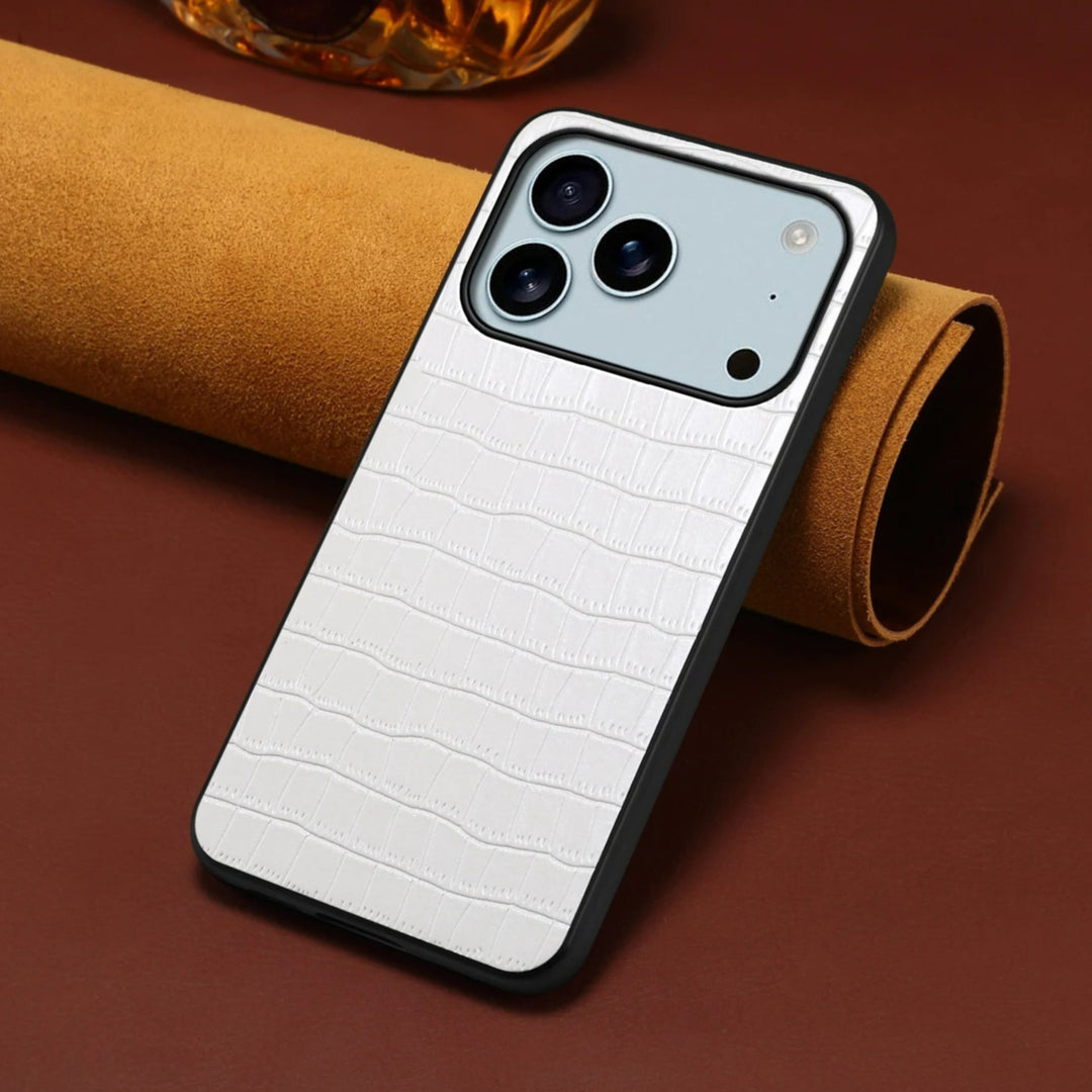 Krokodil-Leder Optik Hülle/Case für iPhone 17 Pro, 17 Pro Max | ZITOCASES®