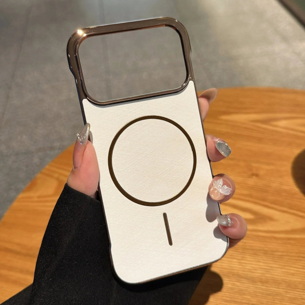 Rahmenlose Metallstruktur Optik MagSafe/Magnet Hülle/Case für iPhone 17 Pro, 17 Pro Max | ZITOCASES®