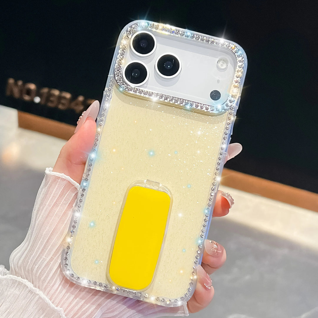 Bunte Glitzer/Diamant Hülle/Case mit integriertem Ständer für iPhone 17 Pro, 17 Pro Max | ZITOCASES®