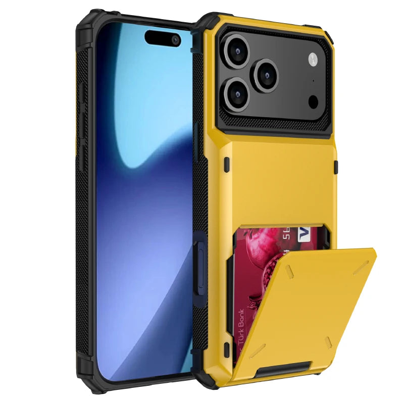 Silikon/Airbag Hülle/Case mit Kartenfach für iPhone 17 Pro, 17 Pro Max | ZITOCASES®