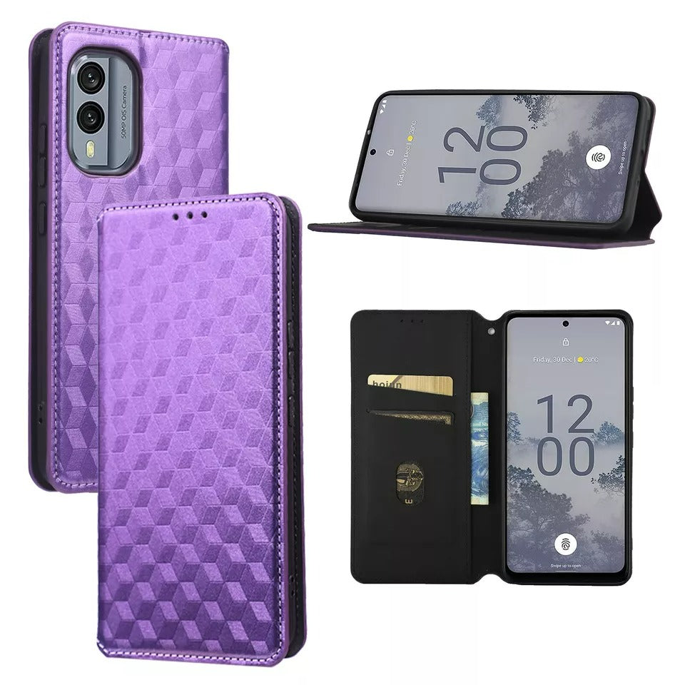 Kunstleder Geometrie-Muster Klapp Hülle/Flip Case für Nokia X-Serie | ZITOCASES®