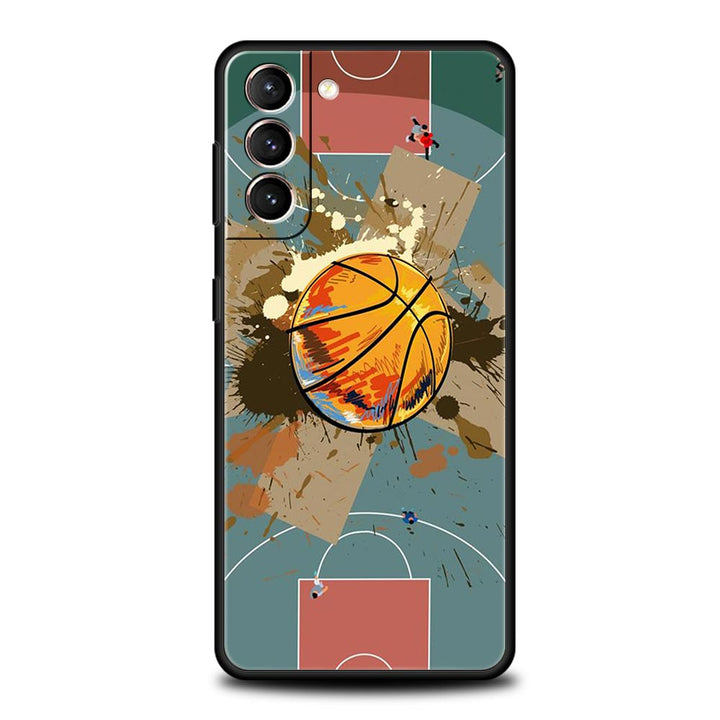 Basketball Motive Soft Hülle/Case für Samsung Galaxy S24, S24 Plus, S24 Ultra, S24 FE, S23 FE, S23, S23 Plus, S23 Ultra, S22, S22 Plus, S22 Ultra, S21 FE, S21, S21 Plus, S21 Ultra, S20, S20 Plus, S20 Ultra, S20 FE, S10, Note 20 | ZITOCASES®