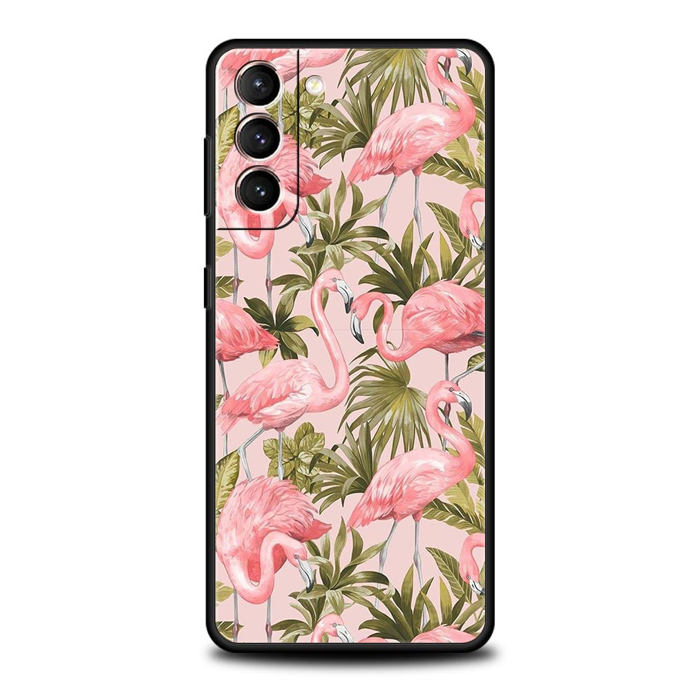 Flamingo Motive Soft Hülle/Case für Samsung Galaxy S23, S22, S21-Serie | ZITOCASES®