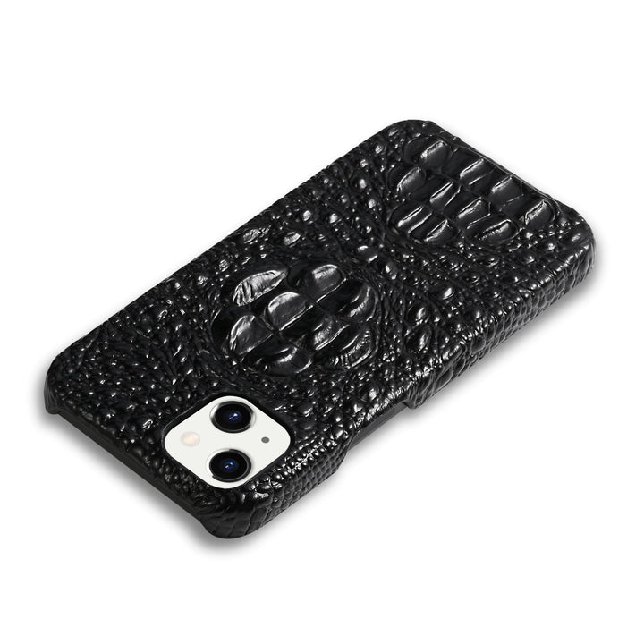 3D Krokodil-Kunstleder Hülle/Case für iPhone 16, 15, 14-Serie | ZITOCASES®