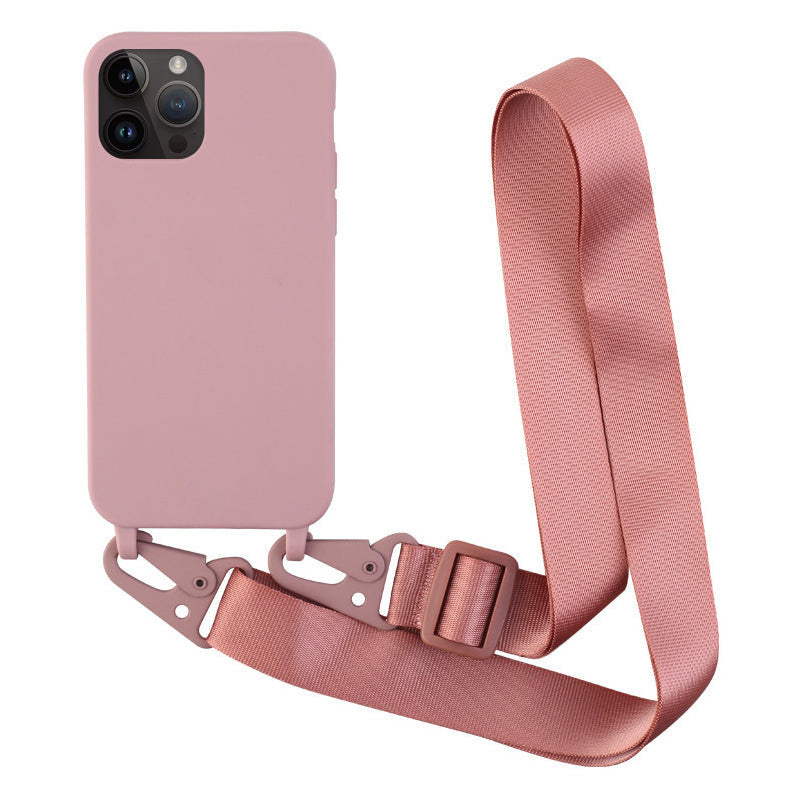 Bunte Silikon Hülle/Case zum Umhängen (Inkl. Band) für iPhone 16-Serie | ZITOCASES®