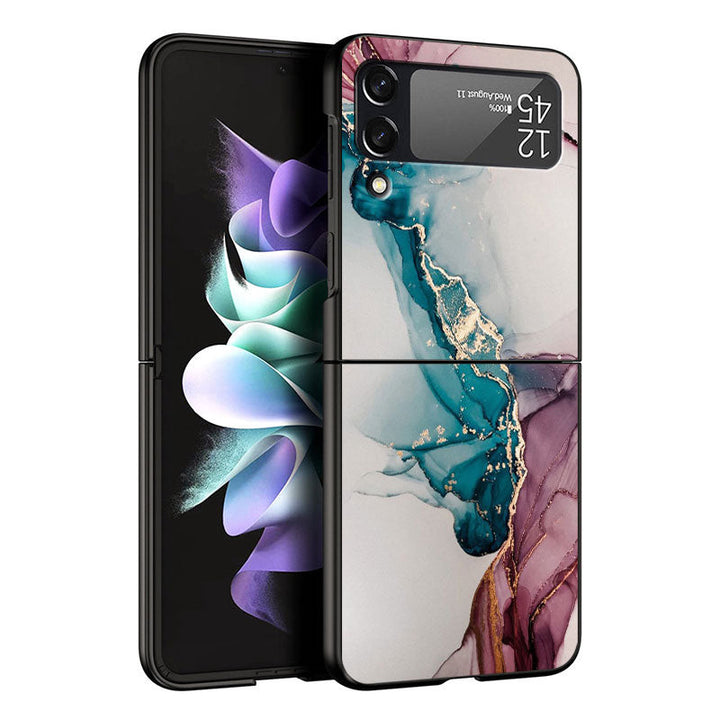 Marmor Optik Plastik Hülle/Case verschiedene Farben für Samsung Galaxy Z Flip 6, 5, 4, 3 | ZITOCASES®