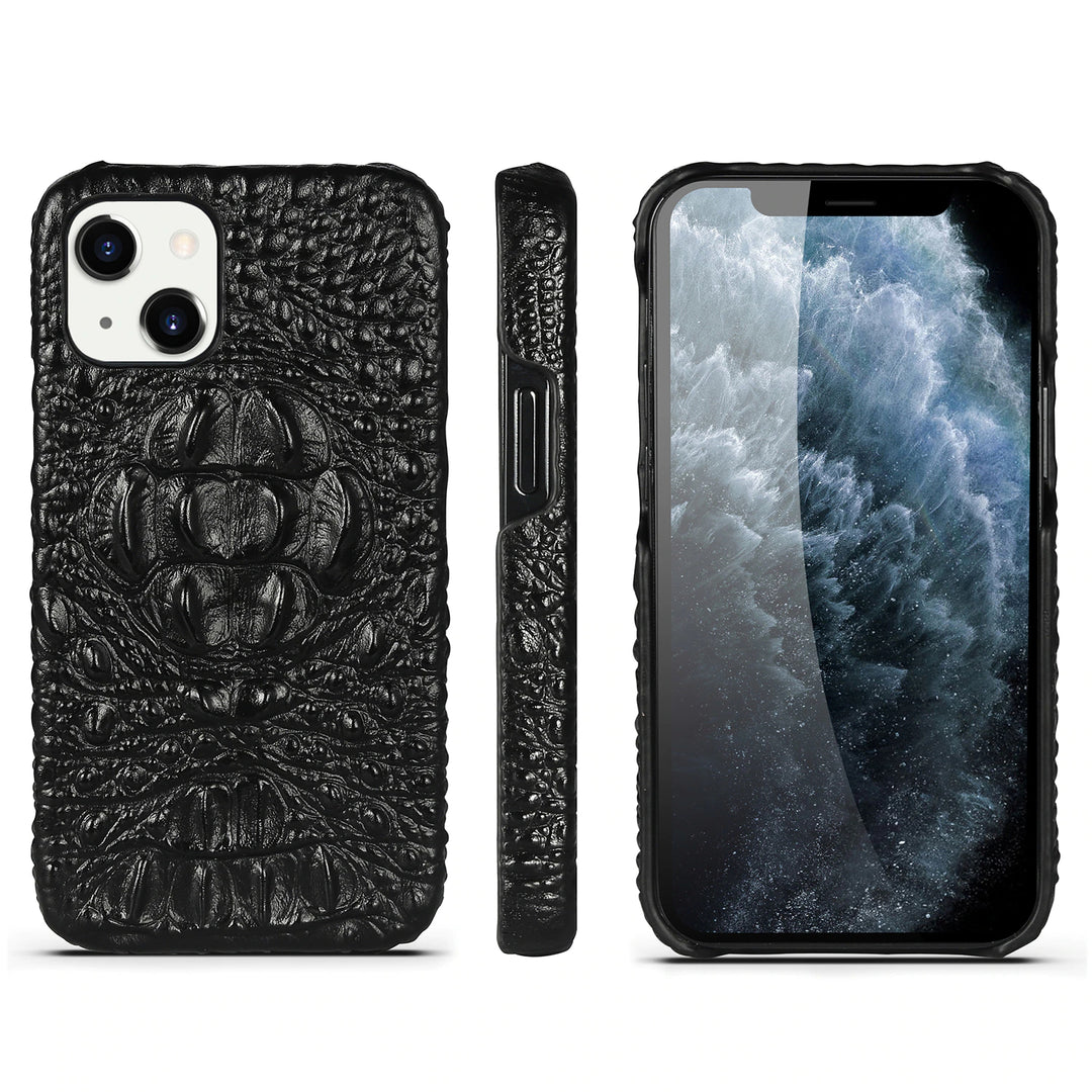 3D Krokodil-Kunstleder Hülle/Case für iPhone 16, 16 Plus, 16 Pro, 16 Pro Max, 16e, 15, 15 Plus, 15 Pro, 15 Pro Max, 14, 14 Plus, 14 Pro, 14 Pro Max, 13, 13 Pro, 13 Pro Max, 13 Mini, 12, 12 Pro, 12 Pro Max, 12 Mini, SE, 11, 11 Pro, 11 Pro Max | ZITOCASES®