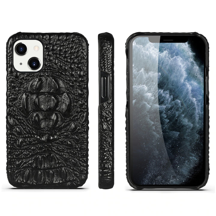 3D Krokodil-Kunstleder Hülle/Case für iPhone 16, 16 Plus, 16 Pro, 16 Pro Max, 15, 15 Plus, 15 Pro, 15 Pro Max, 14, 14 Plus, 14 Pro, 14 Pro Max, 13, 13 Pro, 13 Pro Max, 13 Mini, 12, 12 Pro, 12 Pro Max, 12 Mini, SE, 11, 11 Pro, 11 Pro Max | ZITOCASES®