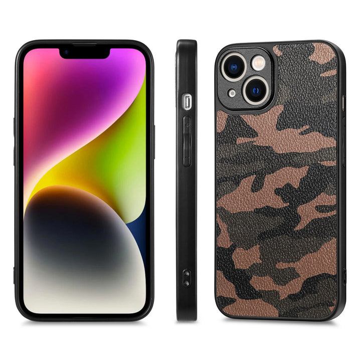 Kunstleder Camouflage/Tarnfarben Hülle/Case für iPhone 16, 16 Plus, 16 Pro, 16 Pro Max, 15, 15 Plus, 15 Pro, 15 Pro Max, 14, 14 Plus, 14 Pro, 14 Pro Max, 13, 13 Pro, 13 Pro Max, 13 Mini, 12, 12 Pro, 12 Pro Max, 12 Mini, SE, 11, 11 Pro, 11 Pro Max | ZITOCASES®