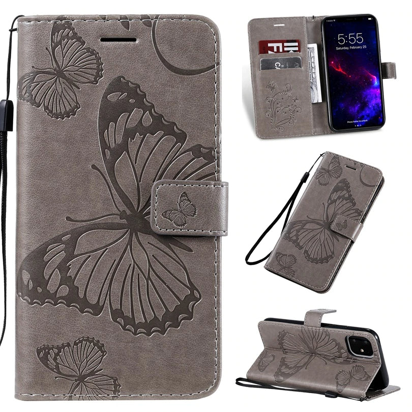 Schmetterling Motiv Kunstleder Klapp Hülle/Flip Case für iPhone 16, 16 Plus, 16 Pro, 16 Pro Max, 16e, 15, 15 Plus, 15 Pro, 15 Pro Max, 14, 14 Plus, 14 Pro, 14 Pro Max, 13, 13 Pro, 13 Pro Max, 13 Mini, 12, 12 Pro, 12 Pro Max, 12 Mini, SE, 11, 11 Pro | ZITOCASES®