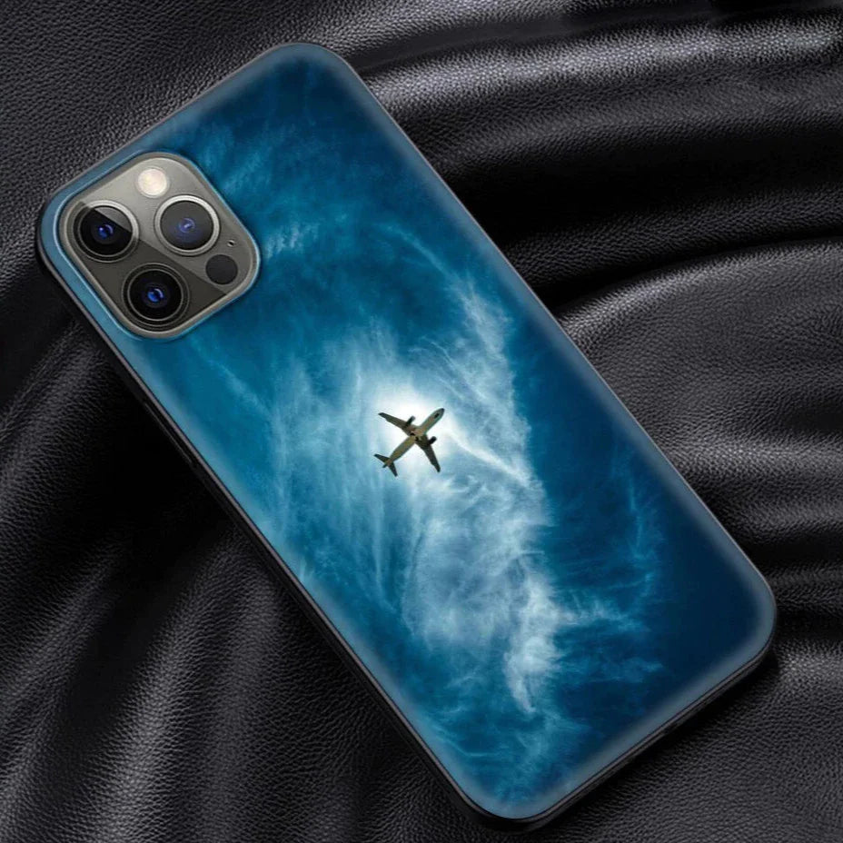 Flugzeug Motiv Soft Hülle/Case für iPhone 12-Serie | ZITOCASES®