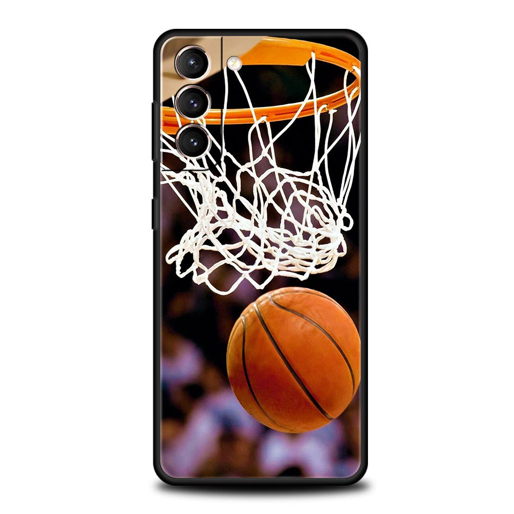 Basketball Motive Soft Hülle/Case für Samsung Galaxy S24, S24 Plus, S24 Ultra, S24 FE, S23 FE, S23, S23 Plus, S23 Ultra, S22, S22 Plus, S22 Ultra, S21 FE, S21, S21 Plus, S21 Ultra, S20, S20 Plus, S20 Ultra, S20 FE, S10, Note 20 | ZITOCASES®