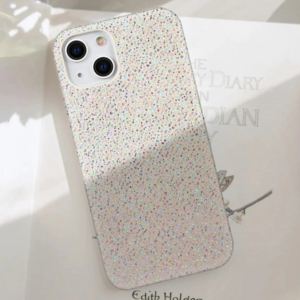 Glitzer Kunstleder Hülle/Case für iPhone 16, 16 Plus, 16 Pro, 16 Pro Max, 16e, 15, 15 Plus, 15 Pro, 15 Pro Max, 14, 14 Plus, 14 Pro, 14 Pro Max, 13, 13 Pro, 13 Pro Max, 13 Mini, 12, 12 Pro, 12 Pro Max, 12 Mini, SE, 11, 11 Pro, 11 Pro Max | ZITOCASES®