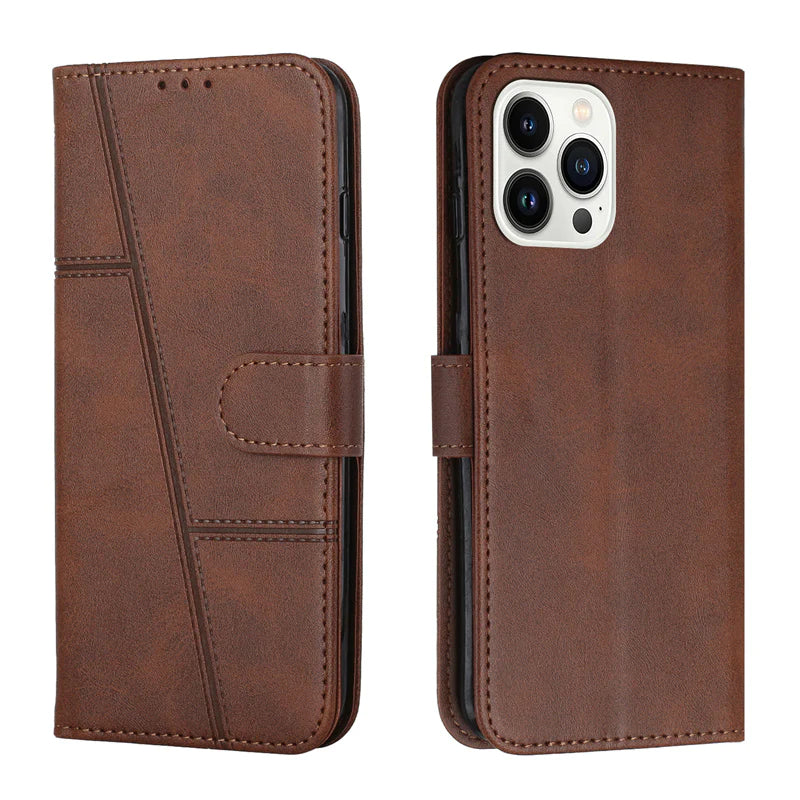 Mehrteilige/Design-Naht Kunstleder Klapp Hülle/Flip Case für iPhone 16, 16 Plus, 16 Pro, 16 Pro Max, 15, 15 Plus, 15 Pro, 15 Pro Max, 14, 14 Plus, 14 Pro, 14 Pro Max, 13, 13 Pro, 13 Pro Max, 13 Mini, 12, 12 Pro, 12 Pro Max, 12 Mini, SE, 11, 11 Pro | ZITOCASES®