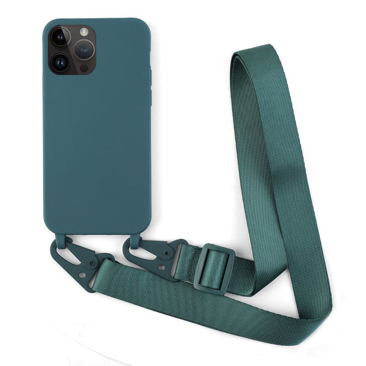 Bunte Silikon Hülle/Case zum Umhängen (Inkl. Band) für iPhone 16-Serie | ZITOCASES®