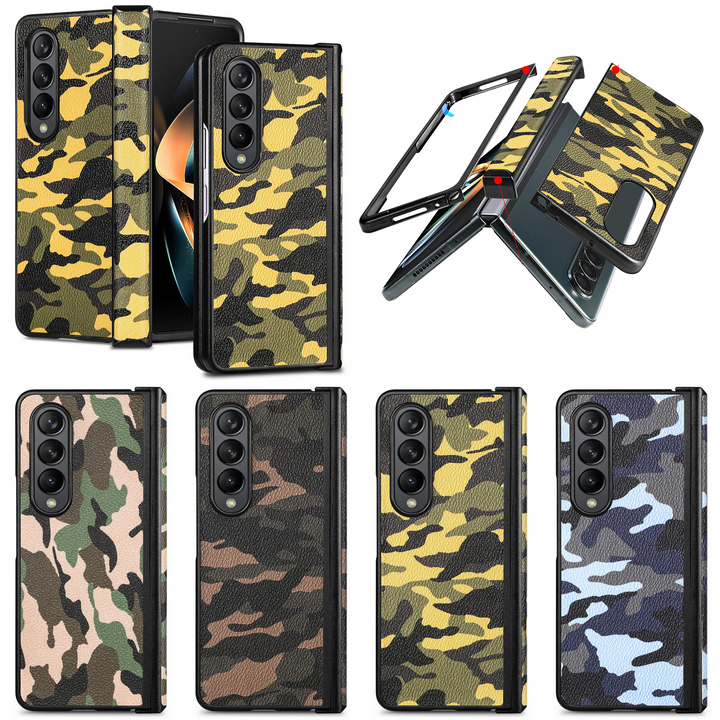 Kunstleder Camouflage/Tarnfarben Hülle/Case für Samsung Galaxy Z Fold 6, 5, 4, 3, 2 | ZITOCASES®