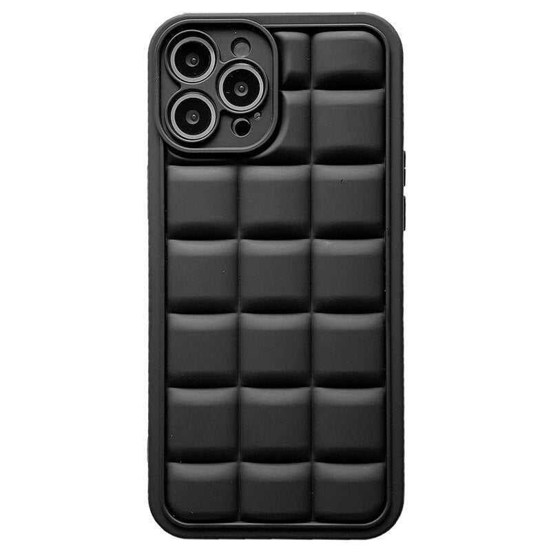 Karierte 3D Luxus Silikon Hülle/Case für iPhone 16, 16 Plus, 16 Pro, 16 Pro Max, 16e, 15, 15 Plus, 15 Pro, 15 Pro Max, 14, 14 Plus, 14 Pro, 14 Pro Max, 13, 13 Pro, 13 Pro Max, 13 Mini, 12, 12 Pro, 12 Pro Max, 12 Mini, SE, 11, 11 Pro, 11 Pro Max | ZITOCASES®