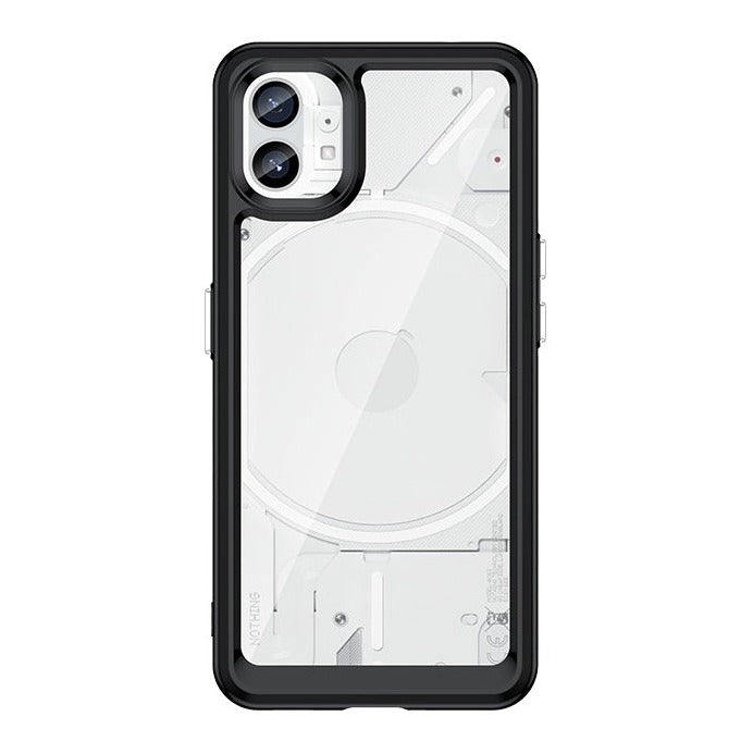 Transparente Silikon/Plastik Hülle/Case mit buntem Rahmen für Nothing Phone (3a), (3a) Pro, (2), (2a), (2a) Plus, (1), CMF Phone 1 | ZITOCASES®