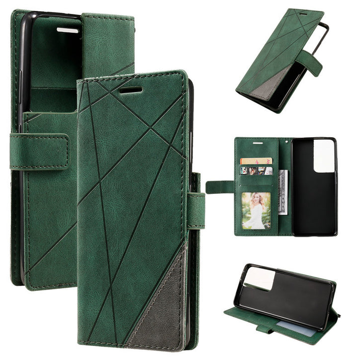 Zweifarbige Kunstleder Klapp Hülle/Flip Case für Samsung Galaxy S24, S24 Plus, S24 Ultra, S24 FE, S23 FE, S23, S23 Plus, S23 Ultra, S22, S22 Plus, S22 Ultra, S21 FE, S21, S21 Plus, S21 Ultra, S20, S20 Plus, S20 Ultra, S20 FE, S10, Note 20, 20 Ultra, 10 | ZITOCASES®