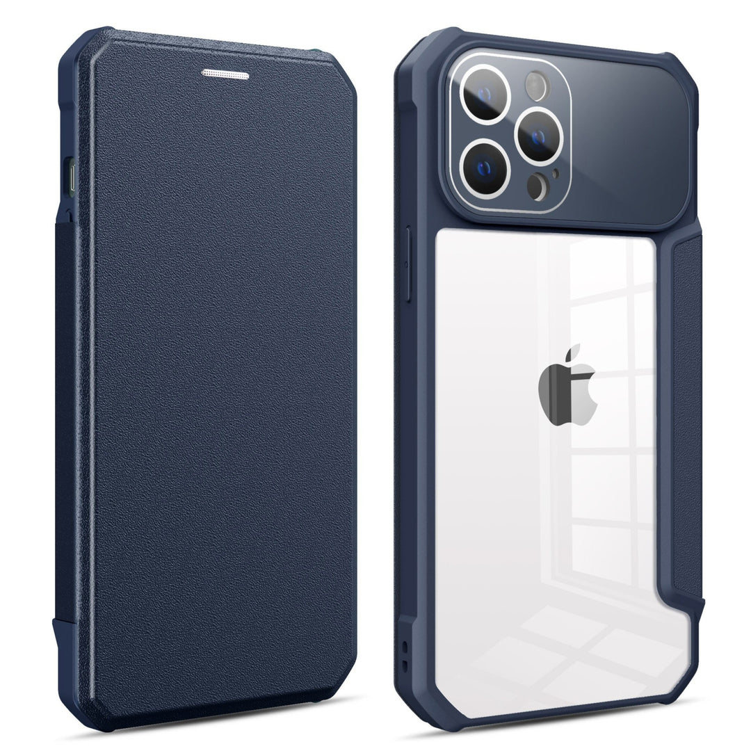 Transparente Kunstleder Klapp Hülle/Flip Case für iPhone 16, 16 Plus, 16 Pro, 16 Pro Max, 16e, 15, 15 Plus, 15 Pro, 15 Pro Max, 14, 14 Plus, 14 Pro, 14 Pro Max, 13, 13 Pro, 13 Pro Max, 13 Mini, 12, 12 Pro, 12 Pro Max, 12 Mini, SE, 11, 11 Pro, 11 Pro Max | ZITOCASES®