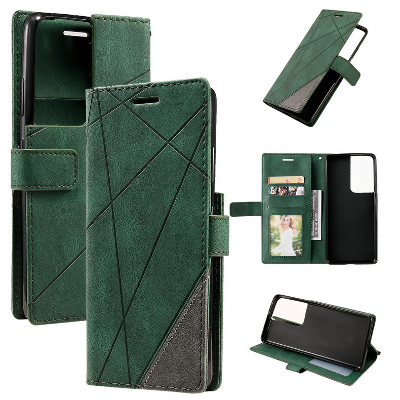 Zweifarbige Kunstleder Klapp Hülle/Flip Case für Samsung Galaxy S24, Note-Serie | ZITOCASES®