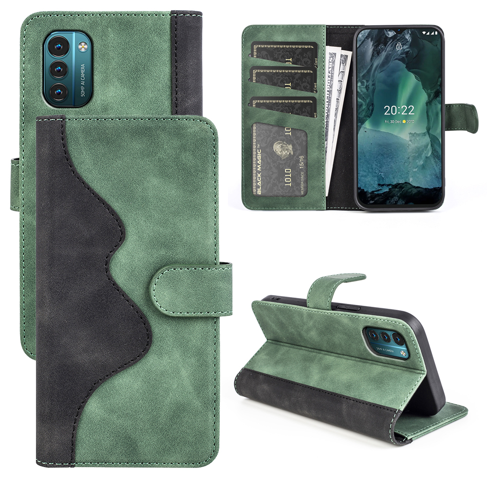 Zweifarbige Kunstleder Klapp Hülle/Flip Case für Nokia X30, XR21, XR20, X20, X6, X5, G60, G50, G42, G22, G21, G20, G11, G10, 8.3, 8, 7.2, 7.1, 6.2, 6, 5.4 | ZITOCASES®