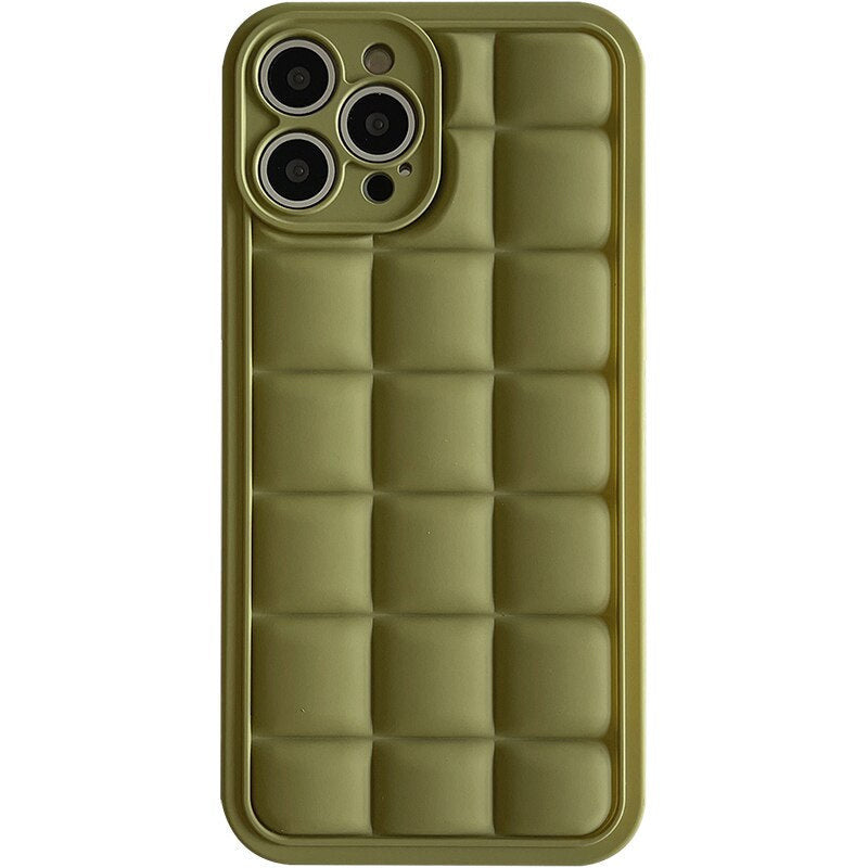 Karierte 3D Luxus Silikon Hülle/Case für iPhone 16, 16 Plus, 16 Pro, 16 Pro Max, 16e, 15, 15 Plus, 15 Pro, 15 Pro Max, 14, 14 Plus, 14 Pro, 14 Pro Max, 13, 13 Pro, 13 Pro Max, 13 Mini, 12, 12 Pro, 12 Pro Max, 12 Mini, SE, 11, 11 Pro, 11 Pro Max | ZITOCASES®