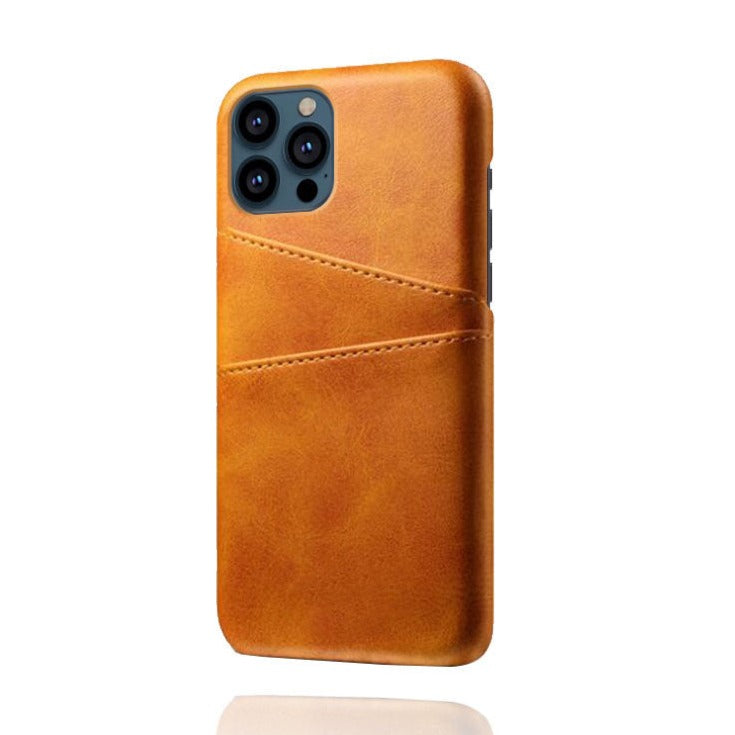 Kunstleder Optik Hülle/Case mit Kartenfach für iPhone 13, 14, 15, 16-Serie | ZITOCASES®