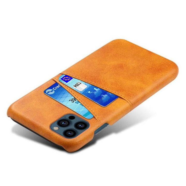 Kunstleder Optik Hülle/Case mit Kartenfach für iPhone 13, 14, 15, 16-Serie | ZITOCASES®