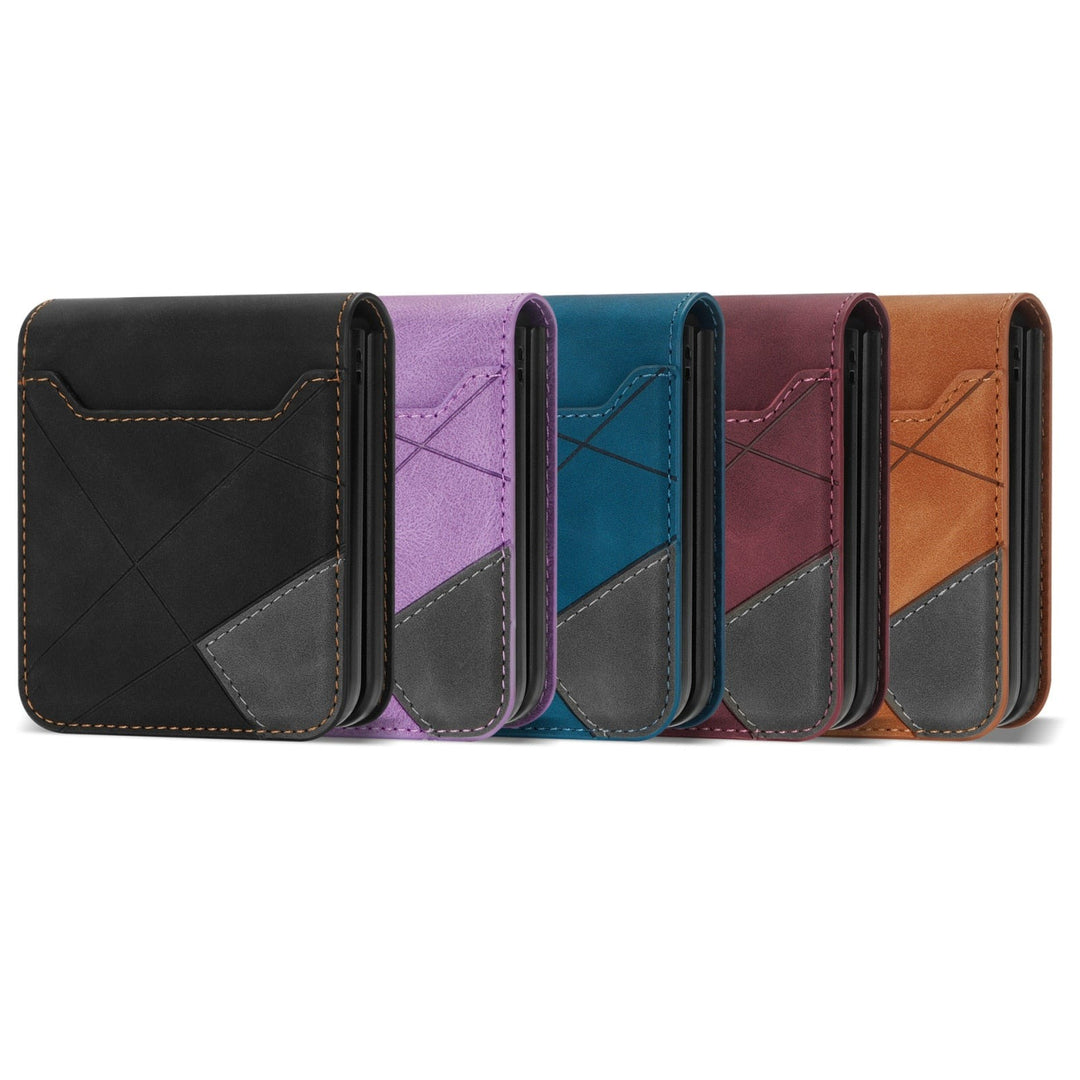 Kunstleder/Kartenfach Hülle/Case für Samsung Galaxy Z Flip 6, 5, 4, 3 | ZITOCASES®