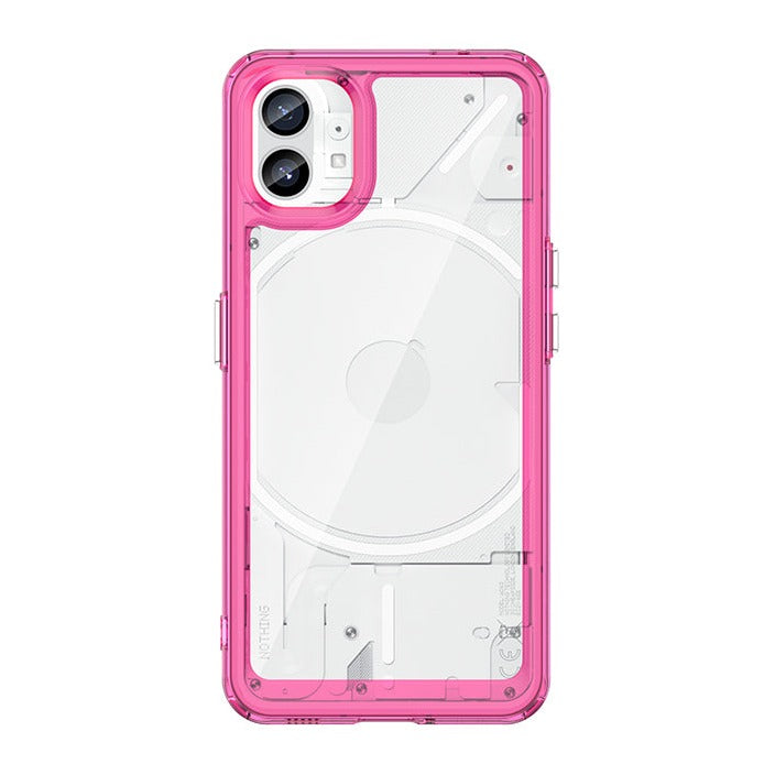 Transparente Silikon/Plastik Hülle/Case mit buntem Rahmen für Nothing Phone (3a), (3a) Pro, (2), (2a), (2a) Plus, (1), CMF Phone 1 | ZITOCASES®