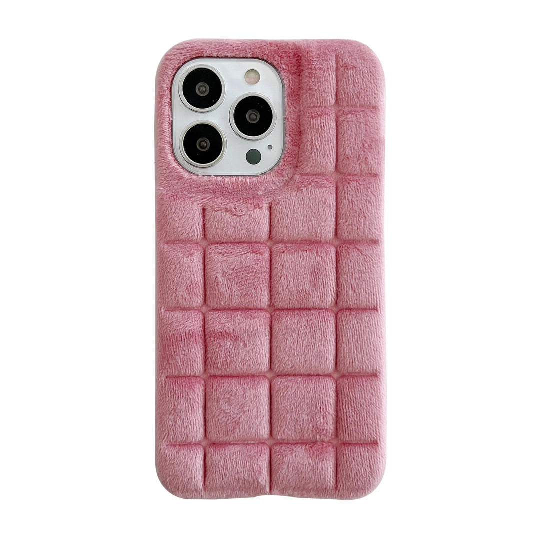 Weiche Stoff 3D Kachel/Karo Design Hülle/Case für iPhone 16, 15, 14, 13-Serie | ZITOCASES®