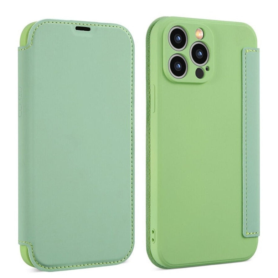 Bunte Kunstleder Klapp Hülle/Flip Case für iPhone 16-Serie | ZITOCASES®