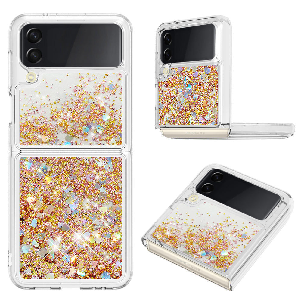 Liquid Schwimmende Glitzer Flakes Hülle/Case verschiedene Farben für Samsung Galaxy Z Flip 6, 5, 4, 3 | ZITOCASES®