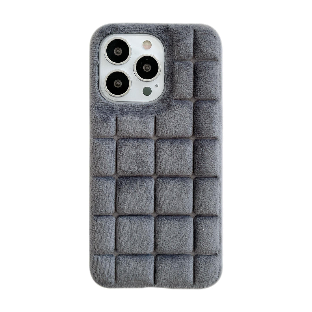 Weiche Stoff 3D Kachel/Karo Design Hülle/Case für iPhone 16, 16 Plus, 16 Pro, 16 Pro Max, 16e, 15, 15 Plus, 15 Pro, 15 Pro Max, 14, 14 Plus, 14 Pro, 14 Pro Max, 13, 13 Pro, 13 Pro Max, 13 Mini, 12, 12 Pro, 12 Pro Max, 12 Mini, SE, 11, 11 Pro | ZITOCASES®