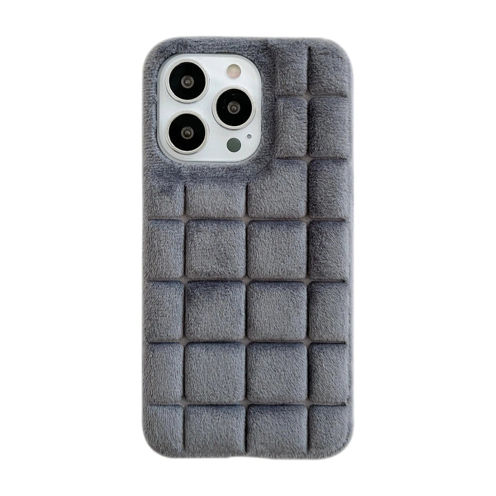 Weiche Stoff 3D Kachel/Karo Design Hülle/Case für iPhone 16, 15, 14, 13-Serie | ZITOCASES®