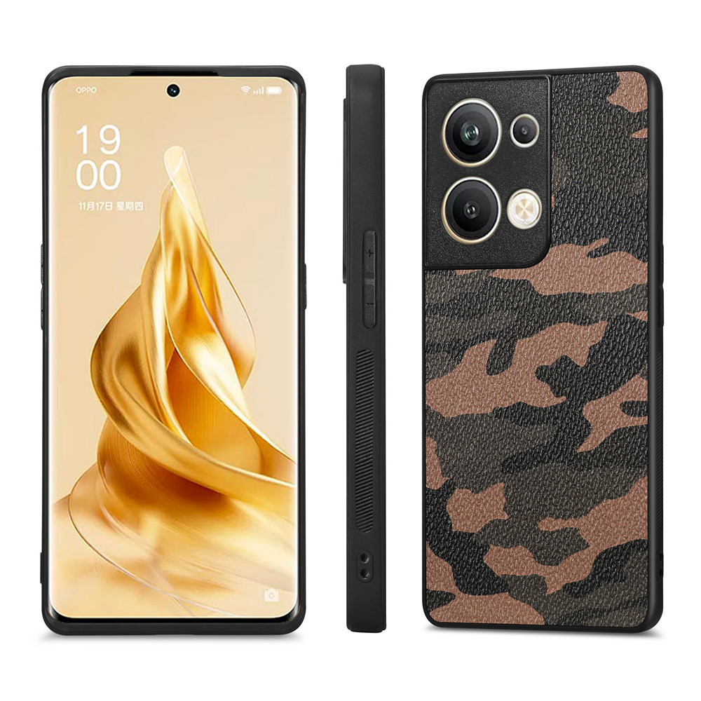 Kunstleder Camouflage/Tarnfarben Hülle/Case verschiedene Farben für Oppo Reno 12, 11, 10, A-Serie | ZITOCASES®