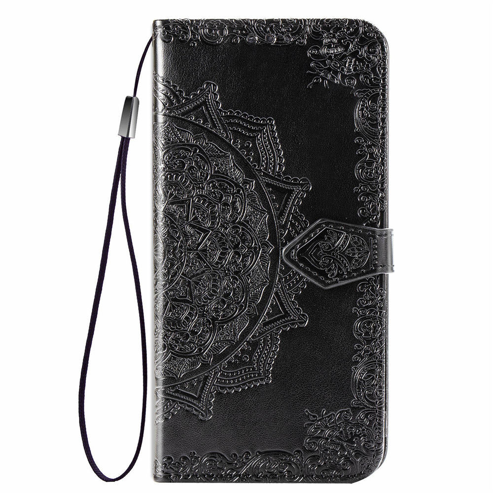 Mandala-Blumen Kunstleder Klapp Hülle/Flip Case für Samsung Galaxy Z Fold 6, 5, 4, 3, 2 | ZITOCASES®