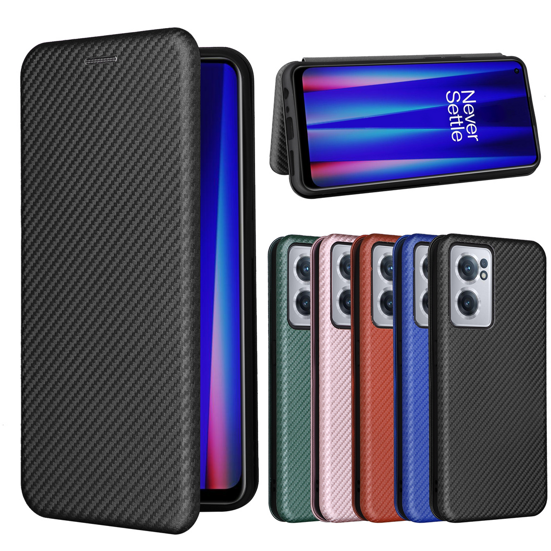 Kunstleder Carbon Klapp Hülle/Flip Case für OnePlus 13R, 13, 12R, 12, 11, 10, 9-Serie | ZITOCASES®