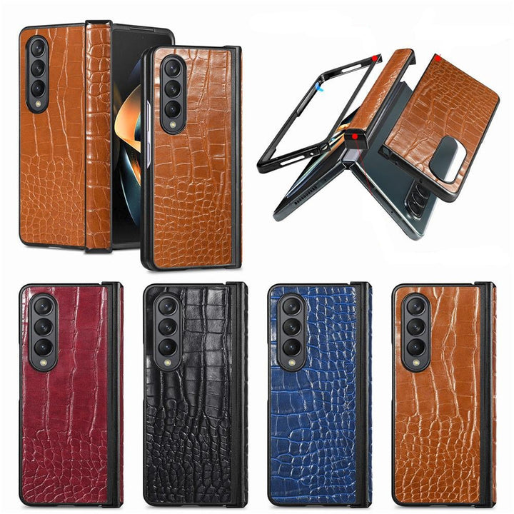 Krokodil-Leder Optik Hülle/Case für Samsung Galaxy Z Fold 6, 5, 4, 3, 2 | ZITOCASES®