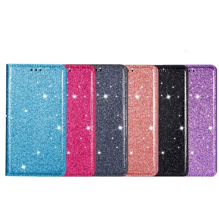 Glitzer Kunstleder Klapp Hülle/Flip Case für Samsung Galaxy Note-Serie | ZITOCASES®