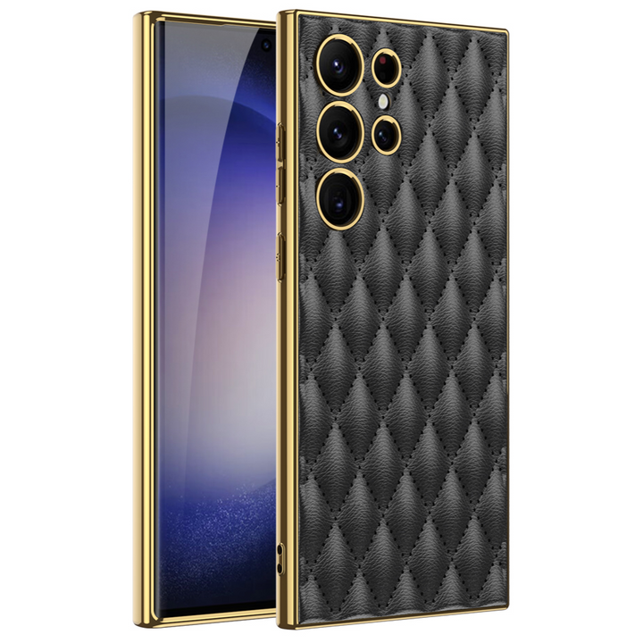 Kunstleder/Gold Optik Hülle/Case für Samsung Galaxy S24, S24 Plus, S24 Ultra, S24 FE, S23 FE, S23, S23 Plus, S23 Ultra, S22, S22 Plus, S22 Ultra, S21 FE, S21, S21 Plus, S21 Ultra, S20, S20 Plus, S20 Ultra, S20 FE, S10, Note 20 | ZITOCASES®